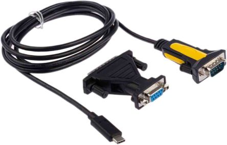 RS PRO Konverterkabel, USB C, DB-9, Stecker, Stecker
