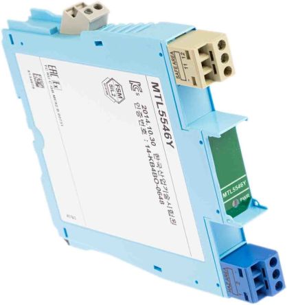 Eaton MTL Series Signal Conditioner, Current, Voltage Input, Current Output, 20 → 35V Dc Supply