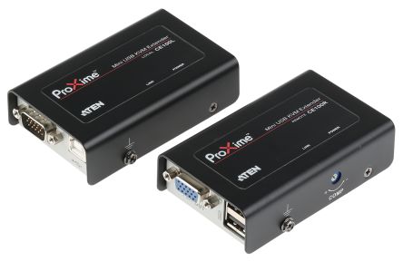 Aten KVM-Extender Typ Extender-Paar VGA 1 Anschlüsse USB 1 Displays CATx