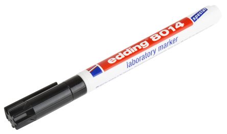 Edding Markierstift, Labor-Marker, 1 Mm, Schwarz, Spitzenform: Rund