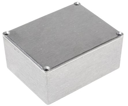 RS PRO Boîtier En Fonte D'aluminium, 110 X 82.5 X 44.5mm, Gris