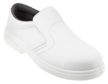 white steel toe sneakers