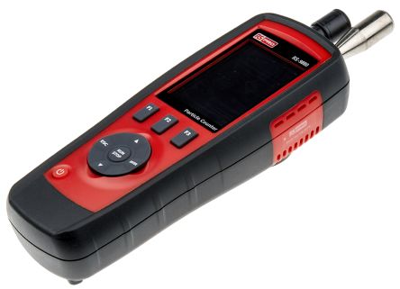 RS PRO RS-9880 LCD Partikelzähler / CO Bis 1000ppm, Bis +122 °F, +50 °C / 100%RH