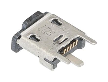 Molex Straight, SMT, Socket- Single Port Type Micro B 2.0 USB Connector