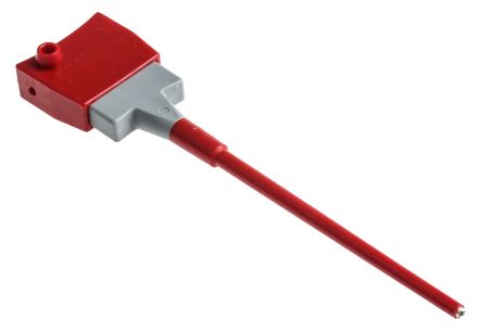 Hirschmann Test & Measurement Red Grabber Clip With Pincers, 4A, 60V Dc, 4mm Socket