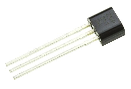 DiodesZetex P-Channel MOSFET, 230 MA, 100 V, 3-Pin E-Line Diodes Inc ZVP2110A