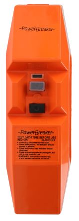 Powerbreaker RCD-Netzstecker Adapter Inline 2-polig 40ms 30mA 16A 230 V Ac