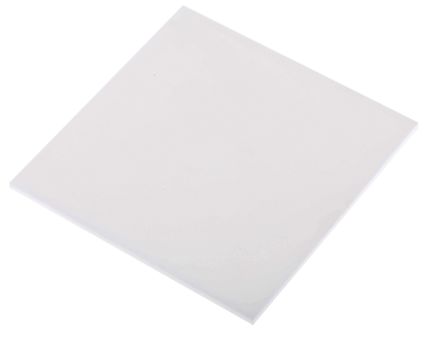 MACOR 白色陶瓷板, 100mm长x100mm宽x3mm厚