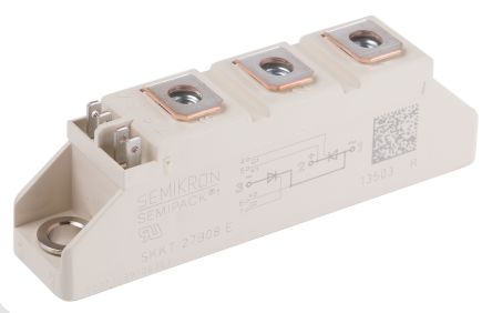 Semikron SCR Modul Zweifachthyristormodul 25A SEMIPACK1 800V 0.55kA