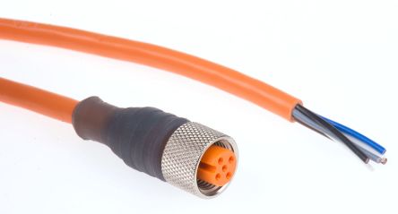 Belden Cable De Conexión, Con. A M12 Hembra, 5 Polos, Con. B Sin Terminación, Cod.: A, Long. 5m, 60 V, 4 A, IP65, IP67