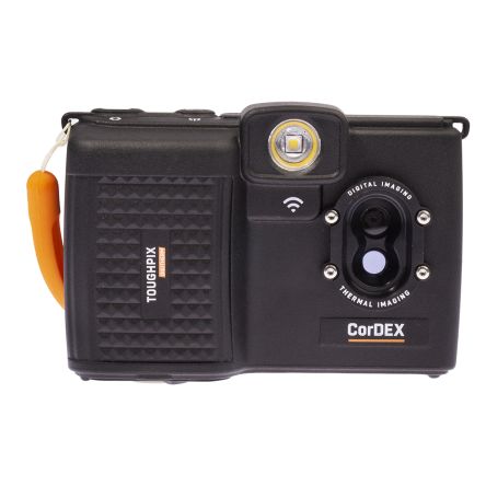 CorDEX Toughpix Digitherm Kompakt Thermal Digitalkamera 71.12mm LCD 5MP Schwarz Mit Sucher WLAN