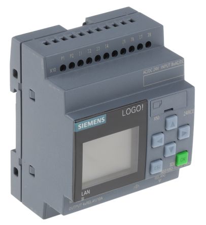 6ED1052-1HB08-0BA0 Siemens | Siemens LOGO! 8.2 Logic Module, 24 V dc ...