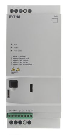 Eaton Variable Speed Starter, 2.2 KW, 3 Phase, 480 V Ac, 5 A