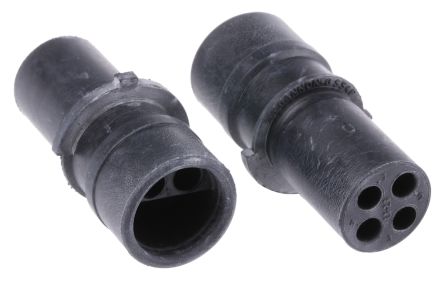 ITT Cannon Conector Circular Macho Serie Sure Seal De 4 Vías Macho, Montaje Aéreo, IP67