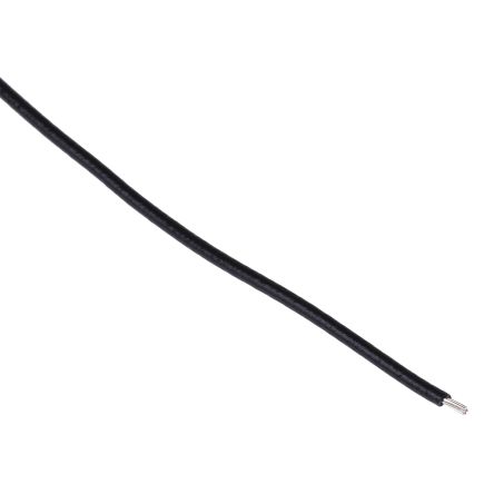 Alpha Wire Cable De Conexión 3251 BK005, área Transversal 0,33 Mm² Redondo Filamentos Del Núcleo 7 / 0,25 Mm Negro, 300