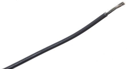 Alpha Wire Einzeladerleitung 0,33 Mm², 22 AWG 30m Grau SR-PVC Isoliert Ø 1.27mm 7/0,25 Mm Litzen UL1061