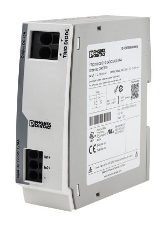Phoenix Contact DIN Rail Diode Module, For Use With Parallel Connection Of Two Power Supply Unit,