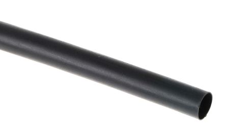 TE Connectivity 聚烯烃热缩管, CGPT系列, 6.4mm直径, 1.2m长, 黑色, 2:1