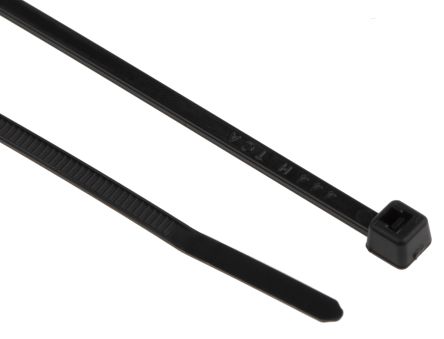 HellermannTyton 电缆扎带, 尼龙扎带, T18R系列, 不易松脱, 100mm长x2.5 mm宽, 黑色
