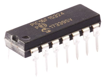 Microchip Mikrocontroller PIC16F PIC 8bit THT 7 KB PDIP 14-Pin 32MHz 512 KB RAM