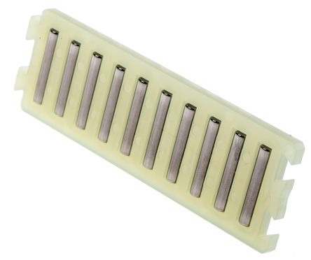INA Single Flat Cage Assembly For Needle Rollers, 9 Rollers Per Cage, 3.5mm Roller Diameter