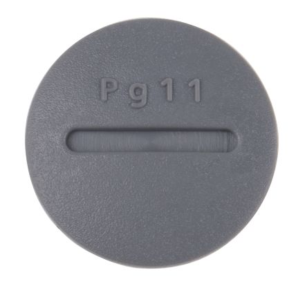 Alpha Wire Blanking Plug, PG11, Chloroprene Rubber (O-Ring/Seal), Polyamide, 22mm Diameter, Threaded
