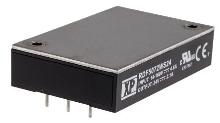XP Power RDF50 DC/DC-Wandler 50W 110 V Dc IN, 24V Dc OUT / 2.1A 3kV Dc Isoliert