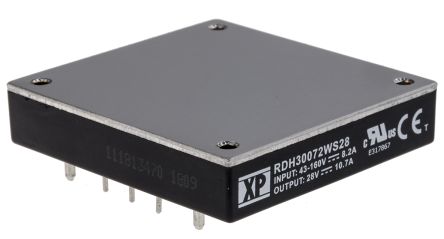 XP Power RDH300 DC/DC-Wandler 300W 72 V Dc IN, 28V Dc OUT / 10.7A 3kV Dc Isoliert