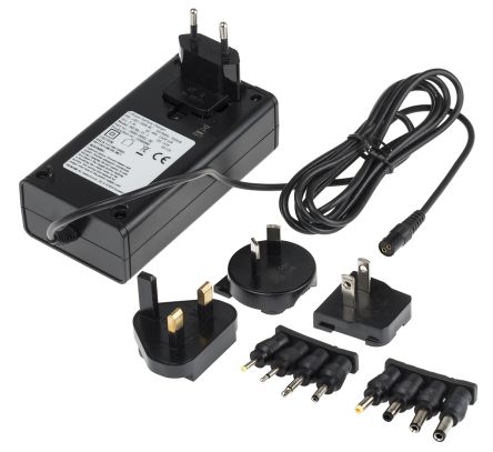 RS PRO Chargeur De Batterie Lithium-Ion Pack Batterie, Avec Prise AUS, EU, UK, USA