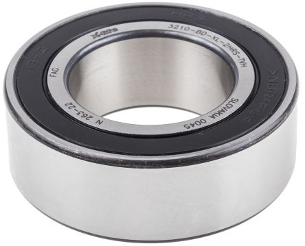 FAG 3210-BD-XL-2HRS-TVH Double Row Angular Contact Ball Bearing- Both Sides Sealed End Type, 50mm I.D, 90mm O.D