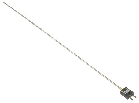 RS PRO Thermoelement Typ J, Ø 3mm X 500mm → +760°C, ISO-kalibriert
