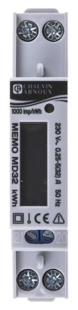Chauvin Arnoux Energy MEMO MD32 Energiemessgerät LCD, 7-stellig / 1-phasig, Impulsausgang