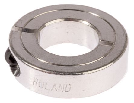 Ruland 轴环, 15mm轴直径, 一件, 夹紧螺丝, 铝, 30mm外径, 8mm宽度