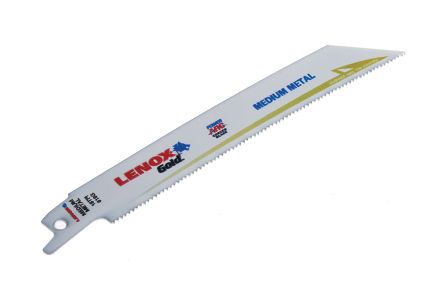 Lenox Säbelsägeblatt, Schnittlänge 152mm / 18 TPI, 5 Stück Für Metall