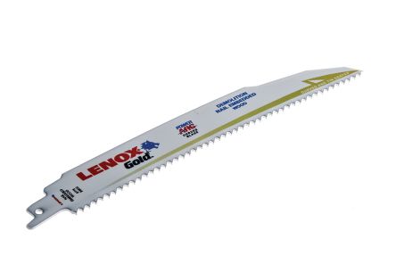 Lenox 往复锯刀片 229mm 5件装, 每英寸6锯齿, 应用: 铸铁、拆除、消防和救援、钉子嵌入式木材