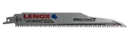 Lenox 往复锯刀片 229mm 1件装, 每英寸6锯齿, 应用: 木材