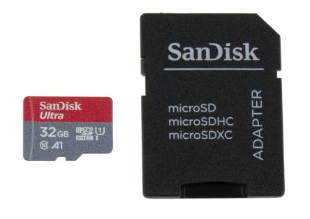 Sandisk TF卡, 容量 32 GB, Class 10