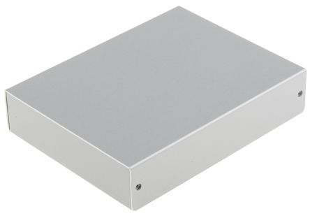 Takachi Electric Industrial Caja De Aluminio Plateado, 140 X 110 X 30mm