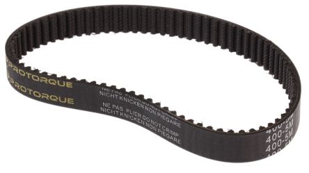 RS PRO Timing Belt, 80 Teeth, 400mm Length, 15mm Width
