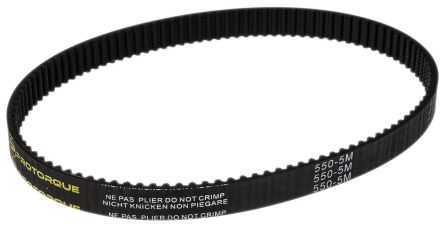 RS PRO Timing Belt, 110 Teeth, 550mm Length, 15mm Width