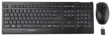 CHERRY Wireless Keyboard And Mouse Set, QWERTZ, Black