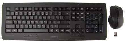 CHERRY Wireless Keyboard And Mouse Set, QWERTY (US), Black