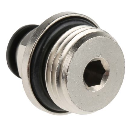 RS PRO Push-in Fitting, G 1/2 Male To Push In 8 Mm, Threaded-to-Tube Connection Style