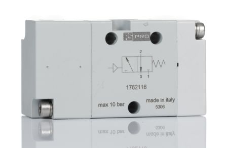 RS PRO, G1/8 Pneumatik-Magnetventil, Pneumatisch-betätigt