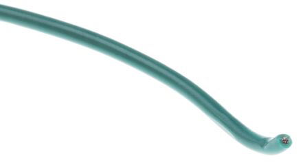 Alpha Wire Einzeladerleitung 0.23 Mm², 24 AWG 30m Grün PVC Isoliert Ø 1.42mm 7/0.20 Mm Litzen UL1007