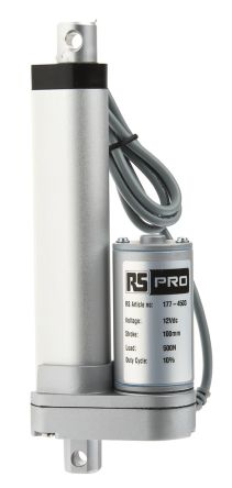 RS PRO Elektrischer Linearantrieb 12V Dc 100mm Hub, 14.6mm/s, 500N Last