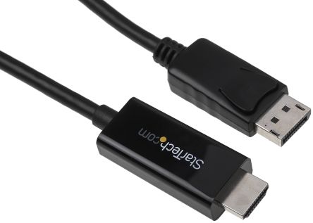 StarTech.com Adapter 3840 X 2160, Ausgänge:1, In:DisplayPort, Out:HDMI, 2m Kabel