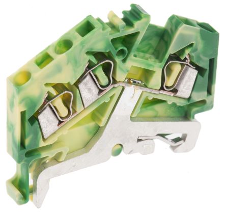 Wago 280 Schutzleiterklemme Einfach Grün/Gelb, 2.5mm², 600 V, Mit Käfigklemme