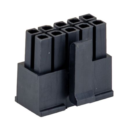 Molex, 43025 Male Crimp Connector Housing, 3mm Pitch, 10 Way, 2 Row