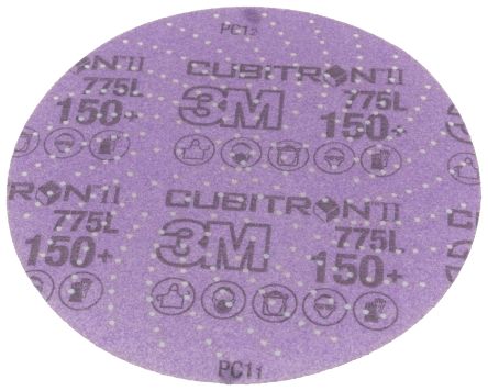 3M Cubitron™ II Ceramic Sanding Disc, 150mm, P150 Grit, 50 in pack